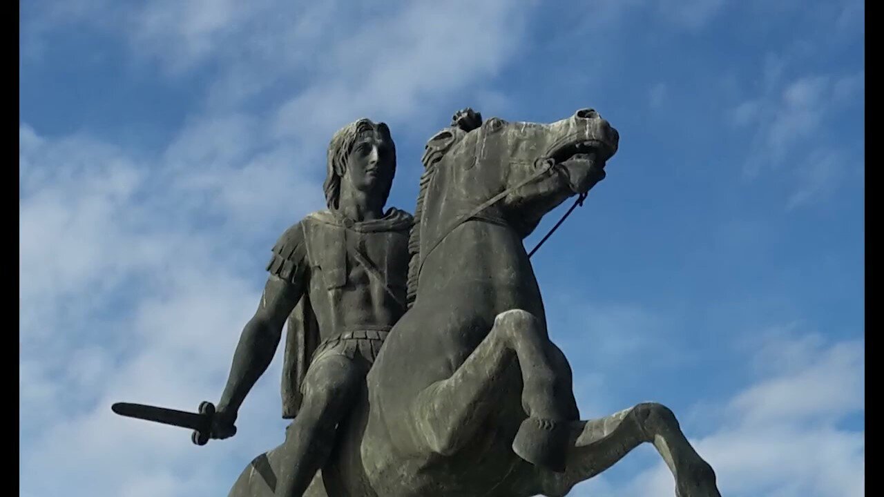 Alexander the great and Bucephalus 